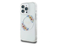 Guess IML Flowers Wreath do iPhone 16 przeźroczysty - 1279114 - zdjęcie 1